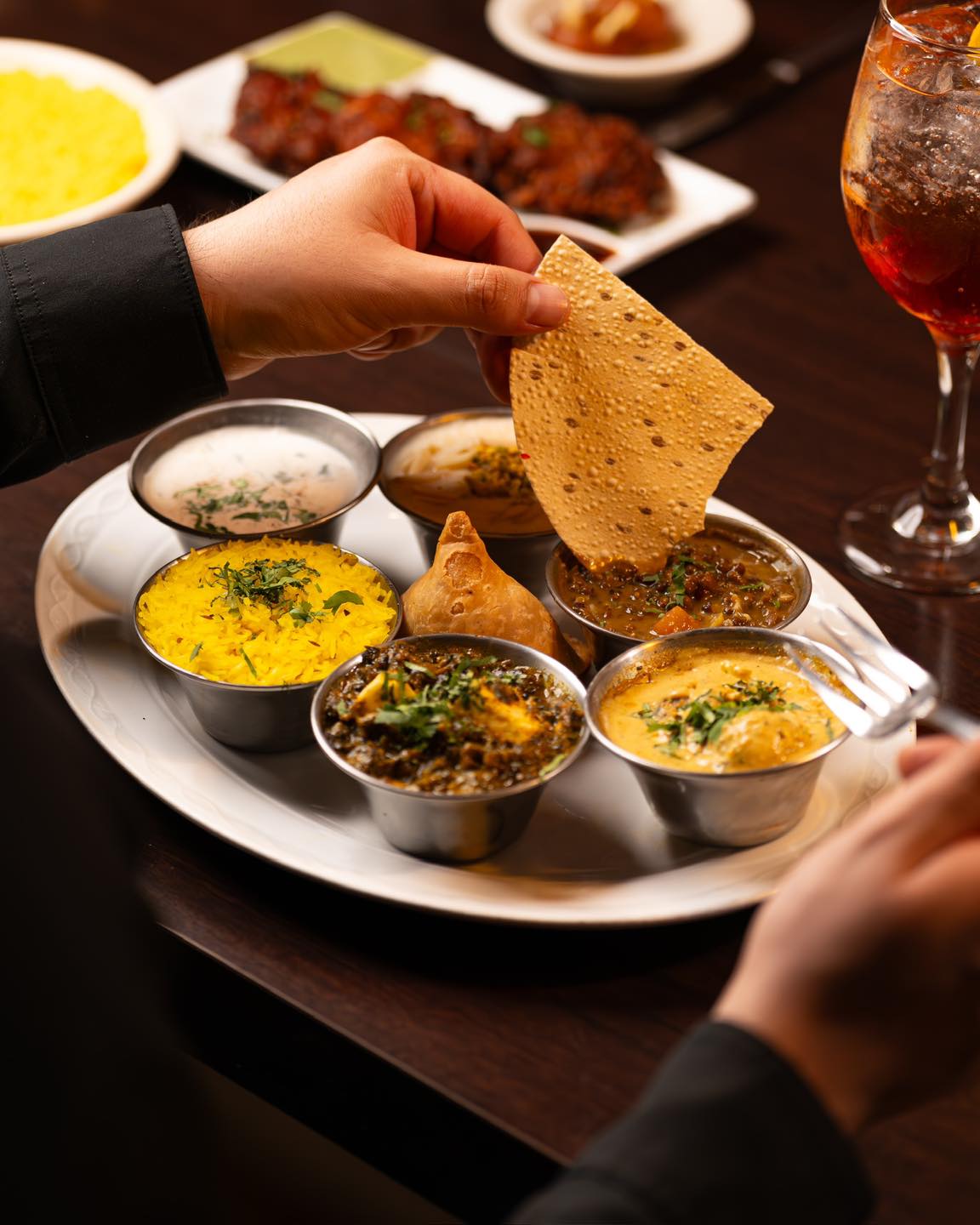 Try Vegetarian Food At India Palace